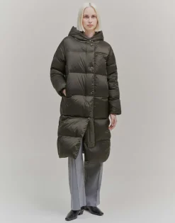 Damen OPUS Jacken / Mäntel^Daunenmantel Vaustine Grün Online Bestellen