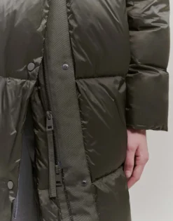 Damen OPUS Jacken / Mäntel^Daunenmantel Vaustine Grün Online Bestellen