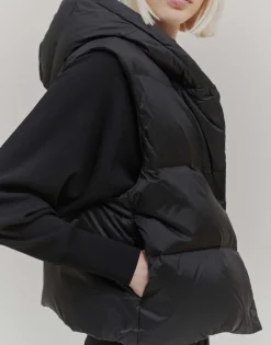 Damen OPUS Jacken / Mäntel | Blazer / Westen^Daunenweste Vausti Schwarz Online Bestellen