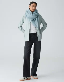 Damen OPUS Accessoires^Dreieckstuch Afraasi Scarf Blau Online Bestellen