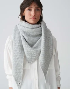 Damen OPUS Accessoires^Dreieckstuch Afraasi Scarf Grau Online Bestellen
