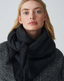 Damen OPUS Accessoires^Dreieckstuch Amadsi Scarf Schwarz Online Bestellen