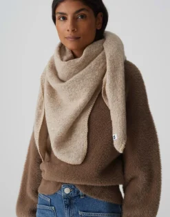 Damen OPUS Accessoires^Dreieckstuch Amadsi Scarf Beige Online Bestellen
