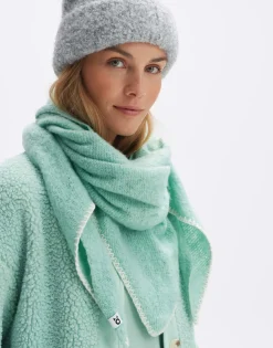 Damen OPUS Accessoires^Dreieckstuch Amadsi Scarf Grün Online Bestellen
