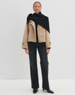 Damen OPUS Accessoires^Dreieckstuch Blunda Scarf Schwarz Online Bestellen