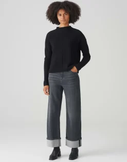 Damen OPUS Strick^Feinstrickpullover Piranula Schwarz Online Bestellen