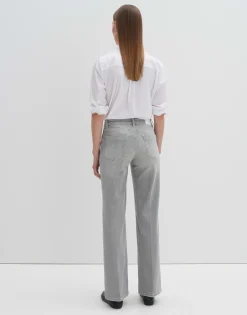 Damen OPUS Jeans^Flared Jeans Carie Line Grau Online Bestellen
