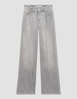 Damen OPUS Jeans^Flared Jeans Carie Line Grau Online Bestellen