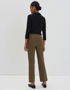 Damen OPUS Hosen^Flared Pants Curinna Grün Online Bestellen
