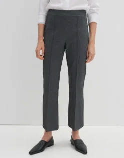 Damen OPUS Hosen^Flared Pants Curinna Mélange Grau Online Bestellen