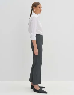 Damen OPUS Hosen^Flared Pants Curinna Mélange Grau Online Bestellen