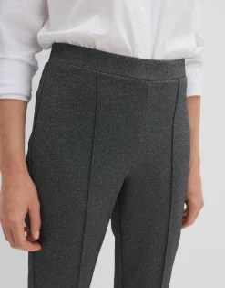 Damen OPUS Hosen^Flared Pants Curinna Mélange Grau Online Bestellen