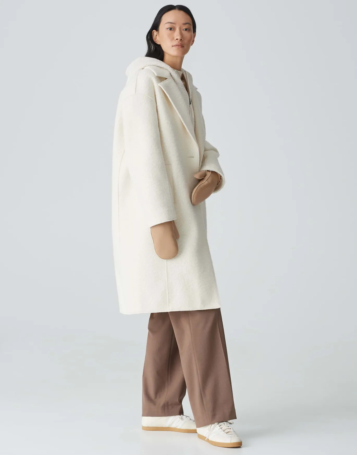 Damen OPUS Accessoires^Fäustling Aledo Gloves Beige Online Bestellen