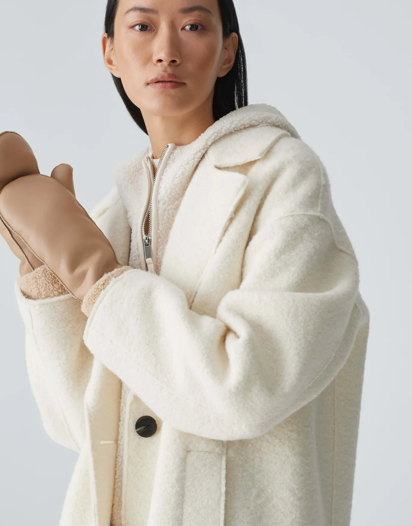 Damen OPUS Accessoires^Fäustling Aledo Gloves Beige Online Bestellen