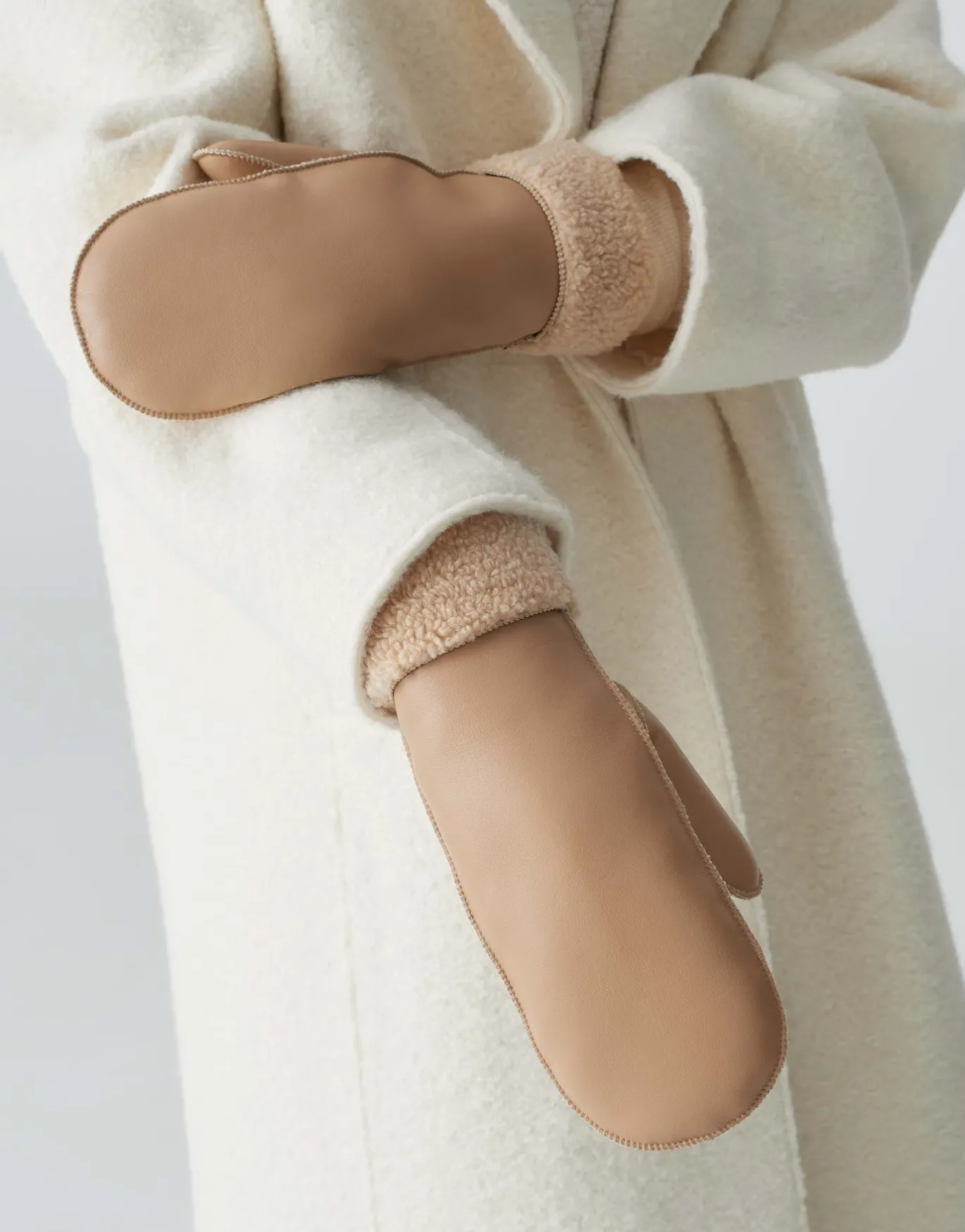 Damen OPUS Accessoires^Fäustling Aledo Gloves Beige Online Bestellen