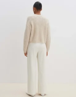 Damen OPUS Strick^Grobstrickjacke Triya Beige Online Bestellen