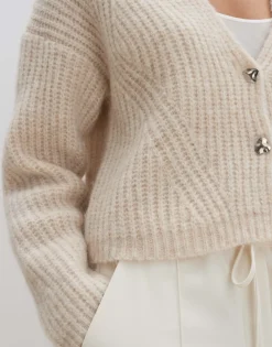 Damen OPUS Strick^Grobstrickjacke Triya Beige Online Bestellen