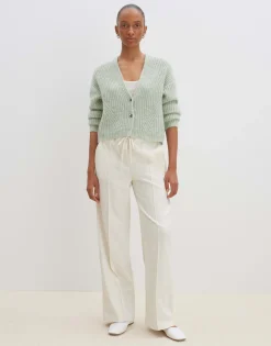 Damen OPUS Strick^Grobstrickjacke Triya Grün Online Bestellen