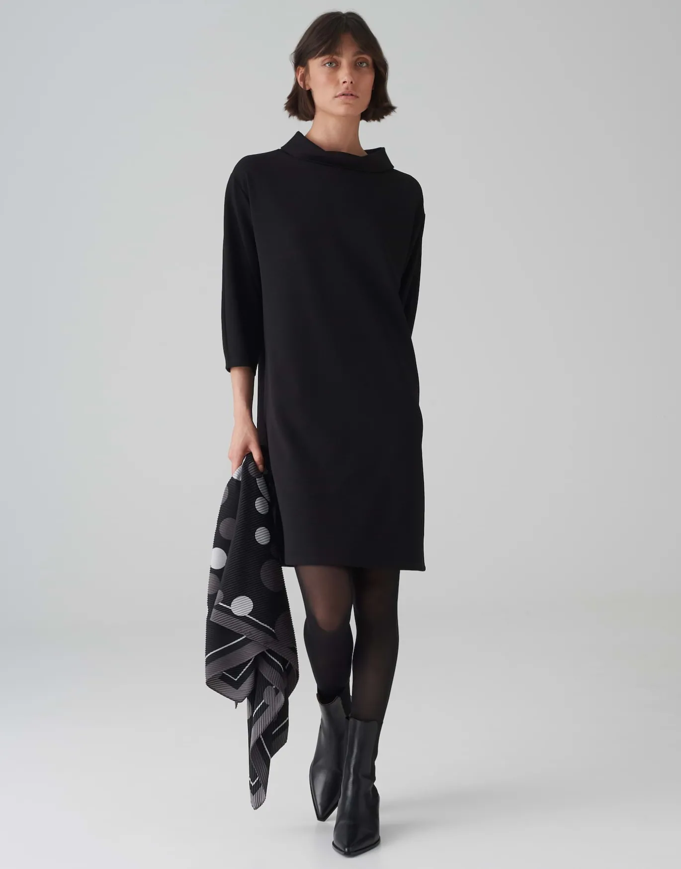 Damen OPUS Accessoires^Halstuch Aedgy Scarf Schwarz Online Bestellen