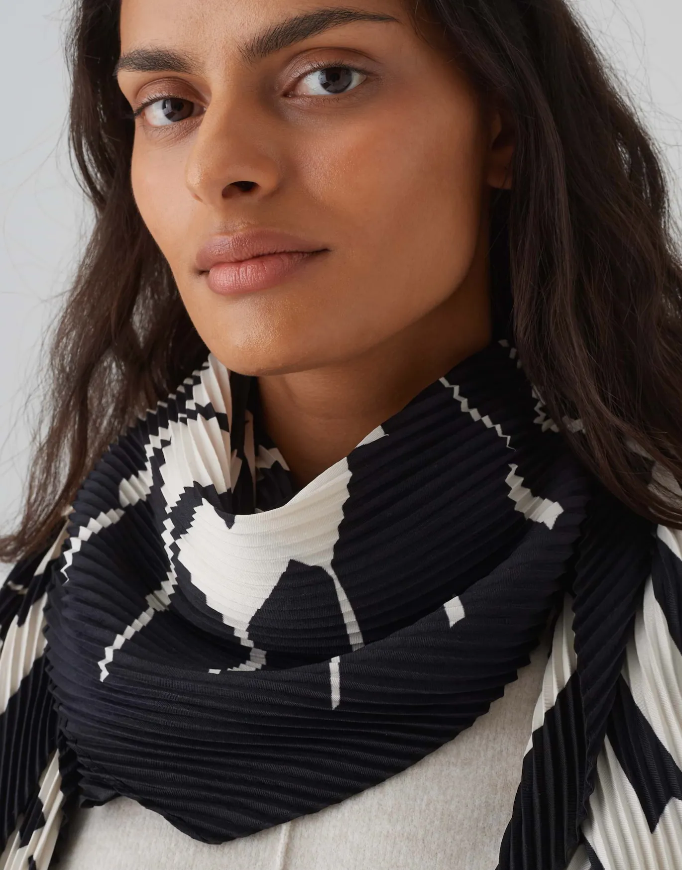 Damen OPUS Accessoires^Halstuch Awirla Scarf Beige Online Bestellen