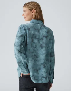Damen OPUS Blusen^Hemdbluse Falkina Faded Blau Online Bestellen