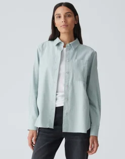 Damen OPUS Blusen^Hemdbluse Flanella Blau Online Bestellen