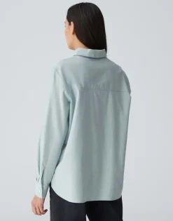 Damen OPUS Blusen^Hemdbluse Flanella Blau Online Bestellen