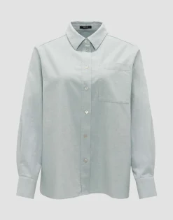 Damen OPUS Blusen^Hemdbluse Flanella Blau Online Bestellen