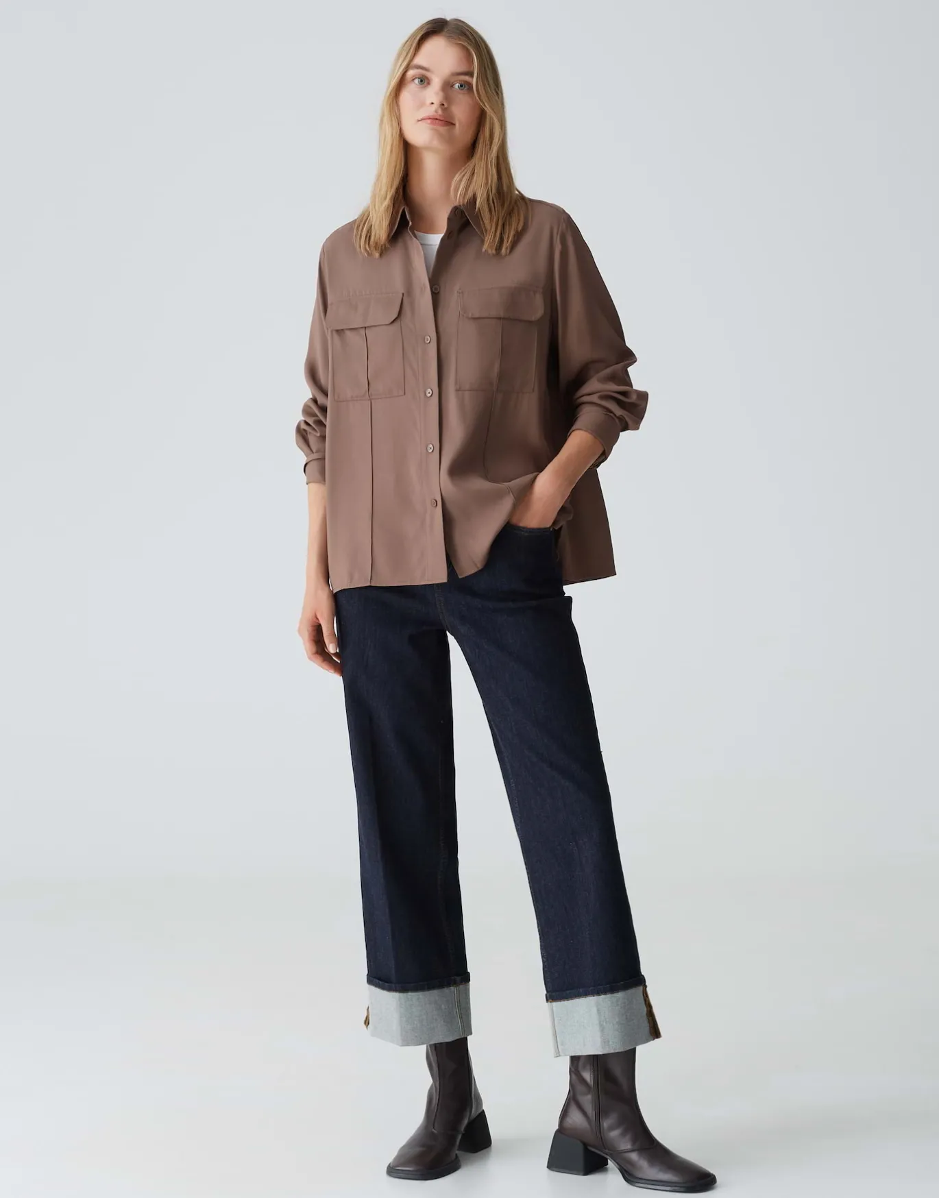 Damen OPUS Blusen^Hemdbluse Flara Braun Online Bestellen