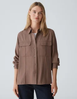 Damen OPUS Blusen^Hemdbluse Flara Braun Online Bestellen