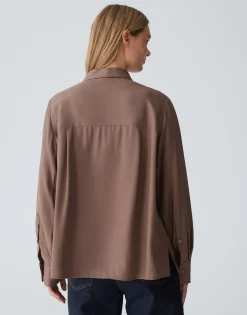 Damen OPUS Blusen^Hemdbluse Flara Braun Online Bestellen