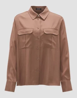 Damen OPUS Blusen^Hemdbluse Flara Braun Online Bestellen