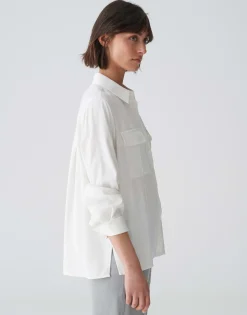 Damen OPUS Blusen^Hemdbluse Flara Weiß Online Bestellen