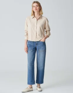 Damen OPUS Blusen^Hemdbluse Fontega Beige Online Bestellen