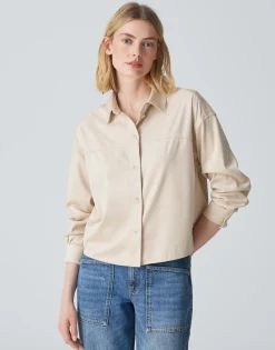 Damen OPUS Blusen^Hemdbluse Fontega Beige Online Bestellen