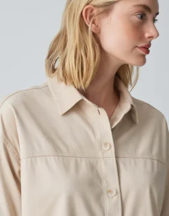 Damen OPUS Blusen^Hemdbluse Fontega Beige Online Bestellen