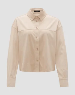 Damen OPUS Blusen^Hemdbluse Fontega Beige Online Bestellen
