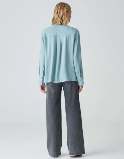 Damen OPUS Blusen^Hemdbluse Fuhla Blau Online Bestellen