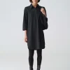 Damen OPUS Kleider^Hemdblusenkleid Wenso Schwarz Online Bestellen