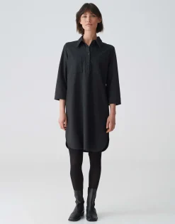 Damen OPUS Kleider^Hemdblusenkleid Wenso Schwarz Online Bestellen