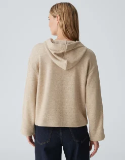 Damen OPUS Sweat^Hoodie Genulo Beige Online Bestellen