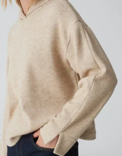 Damen OPUS Sweat^Hoodie Genulo Beige Online Bestellen
