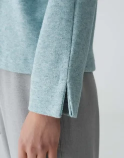 Damen OPUS Sweat^Hoodie Genulo Blau Online Bestellen