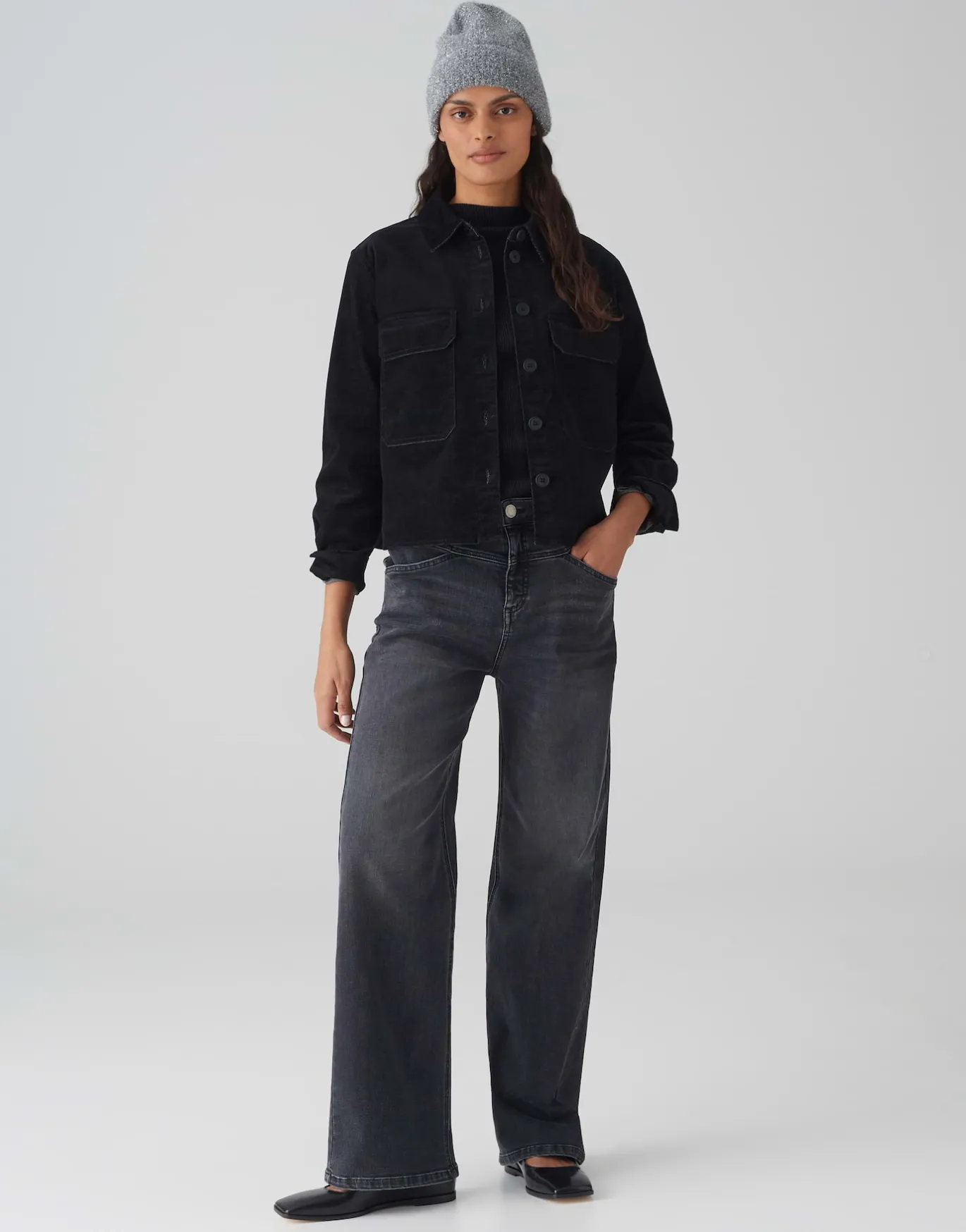 Damen OPUS Jacken / Mäntel^Jeansjacke Hedra Schwarz Online Bestellen