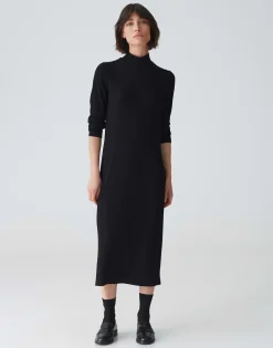 Damen OPUS Kleider^Jerseykleid Wipona Schwarz Online Bestellen