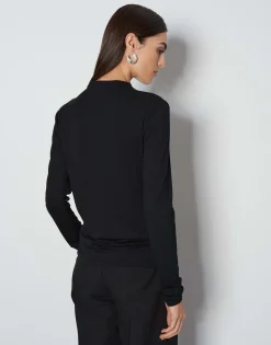 Damen OPUS Basics | Shirts^Jerseyshirt Karinn Schwarz Online Bestellen