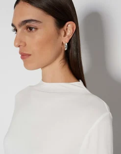 Damen OPUS Basics | Shirts^Jerseyshirt Karinn Weiß Online Bestellen