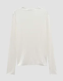 Damen OPUS Basics | Shirts^Jerseyshirt Karinn Weiß Online Bestellen