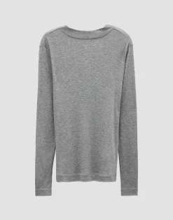 Damen OPUS Basics | Shirts^Jerseyshirt Kejandra Grau Online Bestellen