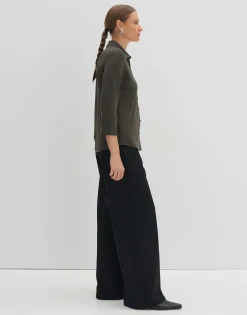 Damen OPUS Shirts | Blusen^Jerseyshirt Kelly Solid Grün Online Bestellen